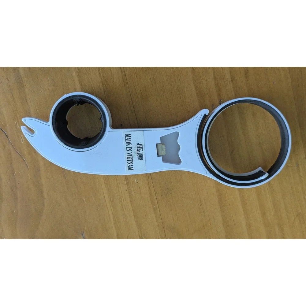 Handy Gourmet Multi Purpose Jar and Bottle Opener White JHK-1808 Kitchen Tool
